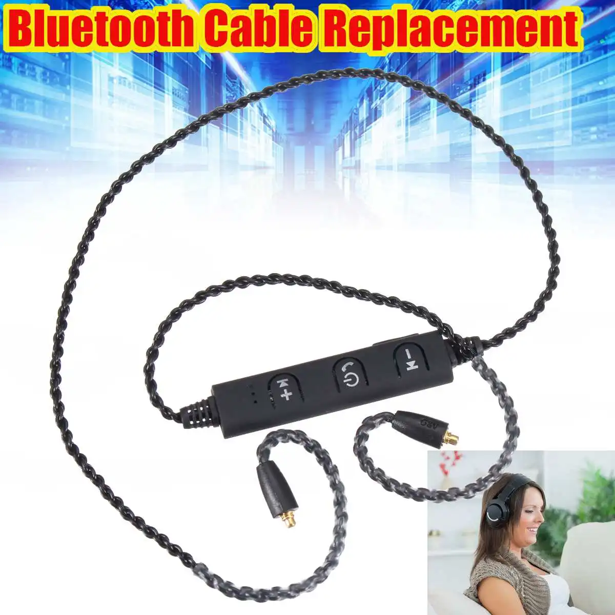Silver Plating bluetooth CSR 4.1 Earphone Replacement Cable For SE215 SE535 UE900 Earphone Accessories
Silver Plating bluetooth CSR 4.1 Earphone Replacement Cable For SE215 SE535 UE900 Earphone Accessories