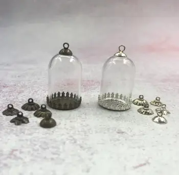50pcs/lot 30x20mm Tube glass globe crown tray mixed beads cap glass vial pendant necklace pendants handmade glass bottle cover
50pcs/lot 30x20mm Tube glass globe crown tray mixed beads cap glass vial pendant necklace pendants handmade glass bottle cover