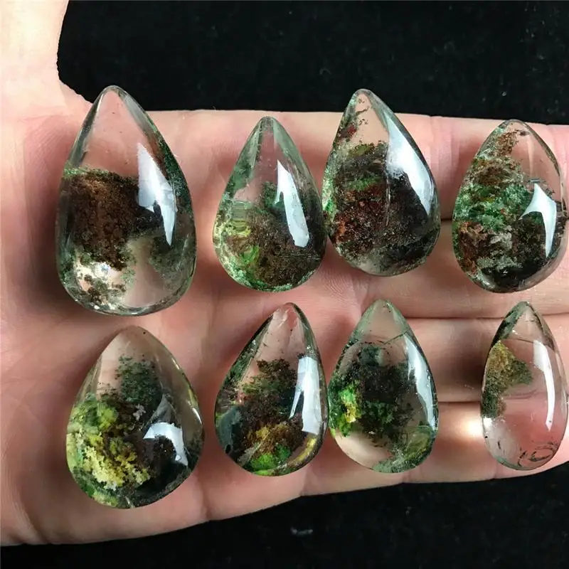 

Hand-polished Process With 100% Natural Fluorite 1pcs Fashion Ghost Phantom Stone Quartz Crystal Gems Specimen Healing Pendant