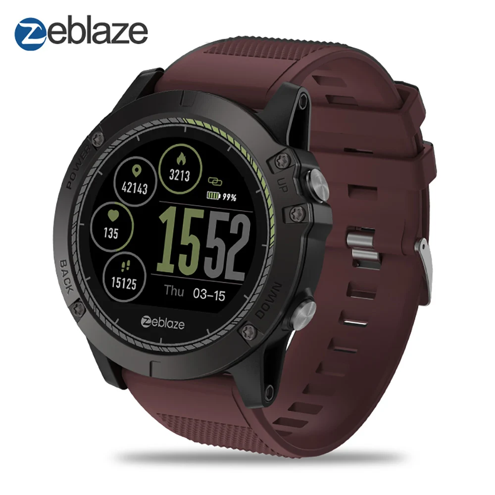 

Zeblaze VIBE 3 HR Smart Watch Men IPS Display IP67 Waterproof Fitness Tracker Pedometer Call Reminder Smartwatch For iOS Android