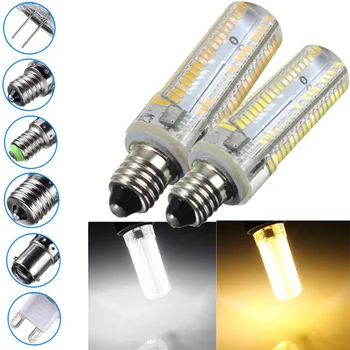 

Smuxi 9W Corn Bulb Dimmable Silicone LED Lamps 152 Leds SMD-3014 E17/E11/E12/E14/BA15D/G4/G9 Energy Saving Replace Halogen Lamp