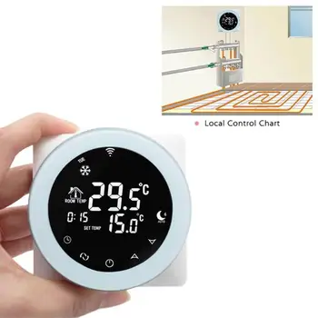 Digital LCD Screen Temperature Controller Thermoregulator Intelligent WiFi Heating Thermostat for Alexa/Google Home Speaker
Digital LCD Screen Temperature Controller Thermoregulator Intelligent WiFi Heating Thermostat for Alexa/Google Home Speaker