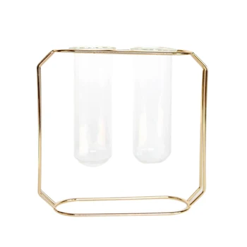 Hot Sale Nordic Glass Cuvette Vase Modern Gold Plated Iron Flower Vase Fashion Plant Vase Creative Terrarium Room Home Wedding
Hot Sale Nordic Glass Cuvette Vase Modern Gold Plated Iron Flower Vase Fashion Plant Vase Creative Terrarium Room Home Wedding