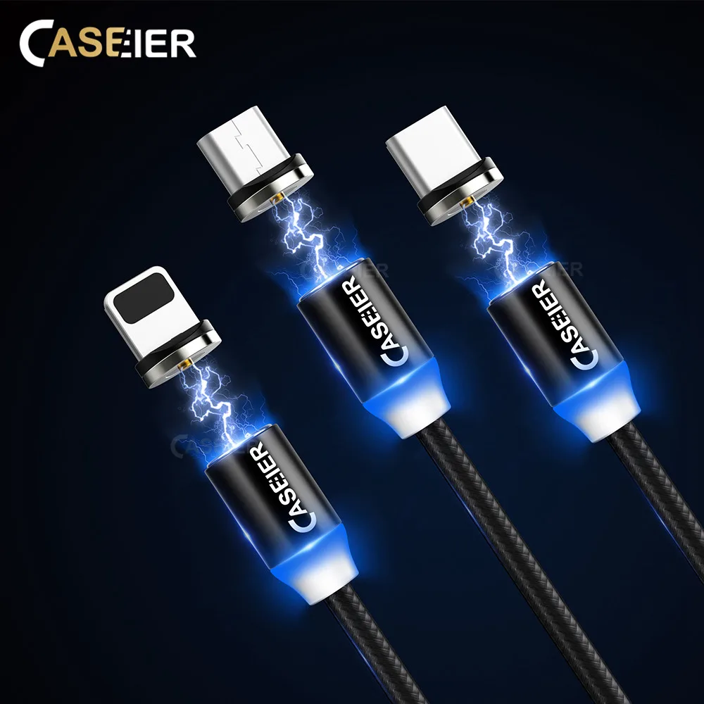 CASEIER Magnetic 2.4 A Cable For Samsung S10 Micro USB C Type C Cable For Xiaomi Huawei Magnetic Charging Cables Type-c USB
CASEIER Magnetic 2.4 A Cable For Samsung S10 Micro USB C Type C Cable For Xiaomi Huawei Magnetic Charging Cables Type-c USB