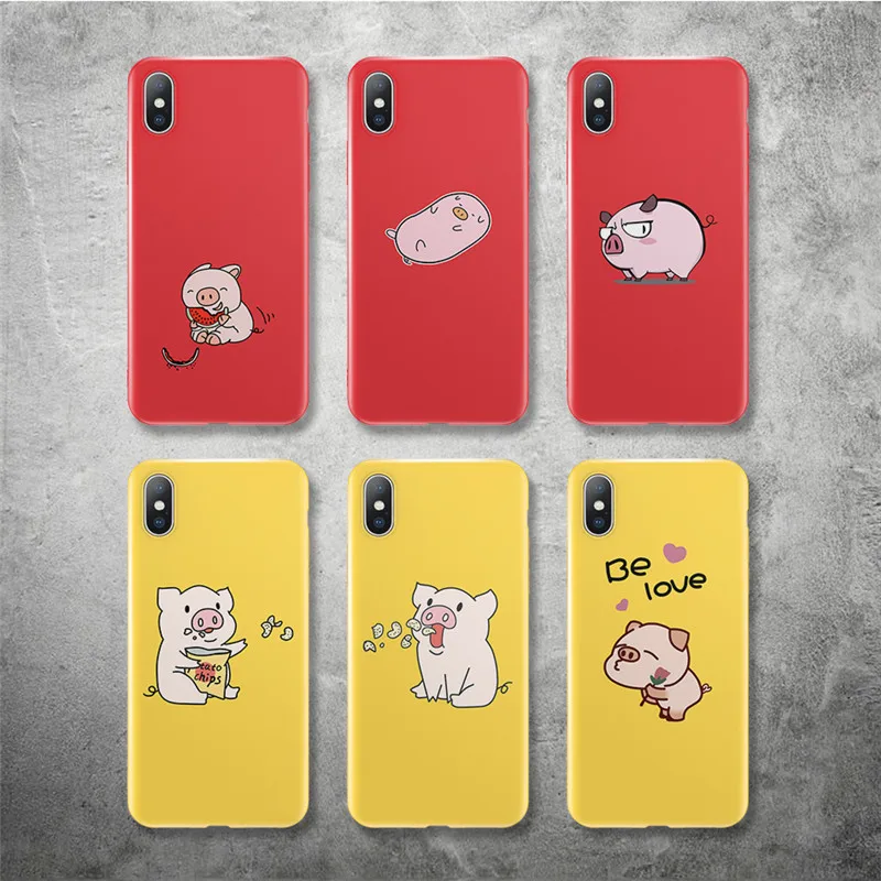Ottwn Couples Funny Cartoon Pig Phone Case For iPhone 6 6s 7 8 Plus Soft TPU Silicone Cover For iPhone 5 5s SE X XS XR Xs Max
Ottwn Couples Funny Cartoon Pig Phone Case For iPhone 6 6s 7 8 Plus Soft TPU Silicone Cover For iPhone 5 5s SE X XS XR Xs Max