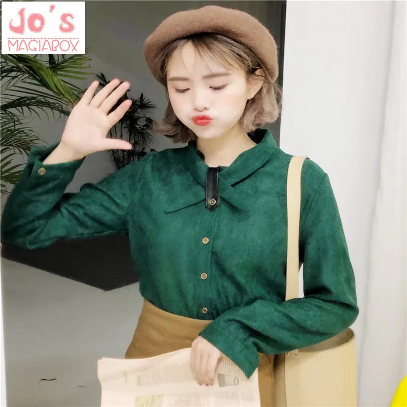 Women Tops Sweet Style Casual Blusas Mujer Office Ladies Long Regular Sleeve Blouse Bow Camisas Mujer Button Blusas Mujer
Women Tops Sweet Style Casual Blusas Mujer Office Ladies Long Regular Sleeve Blouse Bow Camisas Mujer Button Blusas Mujer