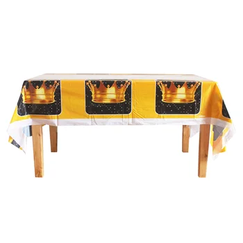 1 pc Disposable Tablecloth Picnic Colorful Crown Pattern Plastic Party Tableware Table Cover Table Decor for Camping Birthday
1 pc Disposable Tablecloth Picnic Colorful Crown Pattern Plastic Party Tableware Table Cover Table Decor for Camping Birthday