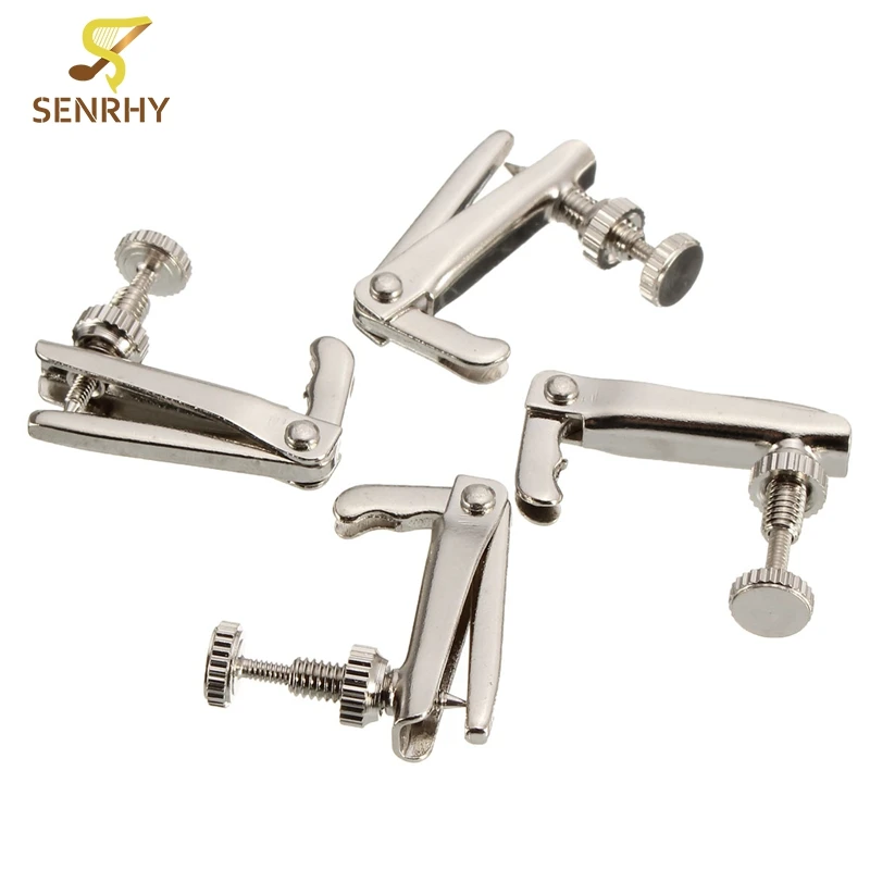 4pcs Copper Nickel Alloy Silver Violin Tuner Fine Tuners Spinner String Adjuster Violin Accessories For 3/4 & 4/4 Violin
4pcs Copper Nickel Alloy Silver Violin Tuner Fine Tuners Spinner String Adjuster Violin Accessories For 3/4 & 4/4 Violin