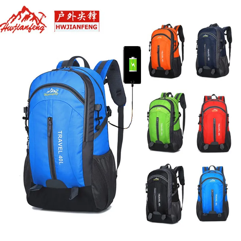 Backpack 40 Liters Hiking Backpack With USB Charging Port Waterproof Nylon Backpacks Woman 2018 Climbing Bag Travel Backpack Men
Backpack 40 Liters Hiking Backpack With USB Charging Port Waterproof Nylon Backpacks Woman 2018 Climbing Bag Travel Backpack Men