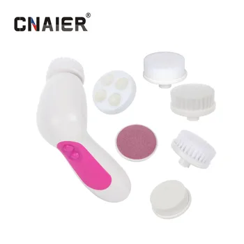 Electrical Face Cleansing Massage Brush CNAIER 5-1 Antistress Waterproof Portable Sonic Rotation SPA Facial Makeup Brush AE-805A
Electrical Face Cleansing Massage Brush CNAIER 5-1 Antistress Waterproof Portable Sonic Rotation SPA Facial Makeup Brush AE-805A