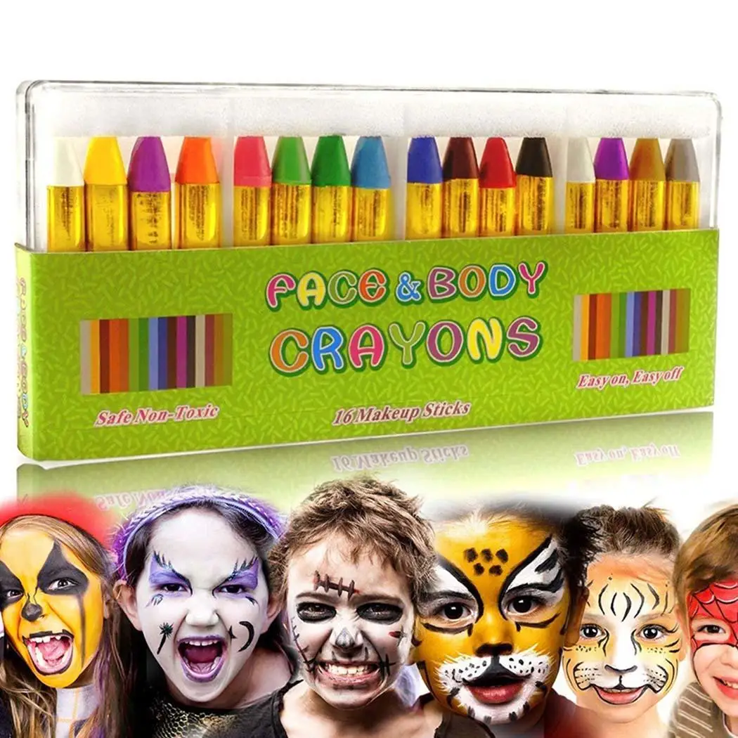 Children's face pastel crayon pen Kit Paint Clown Party Color Face boys 5 Devil old Oil Body girls Crayons above Ghost gift hot
Children's face pastel crayon pen Kit Paint Clown Party Color Face boys 5 Devil old Oil Body girls Crayons above Ghost gift hot