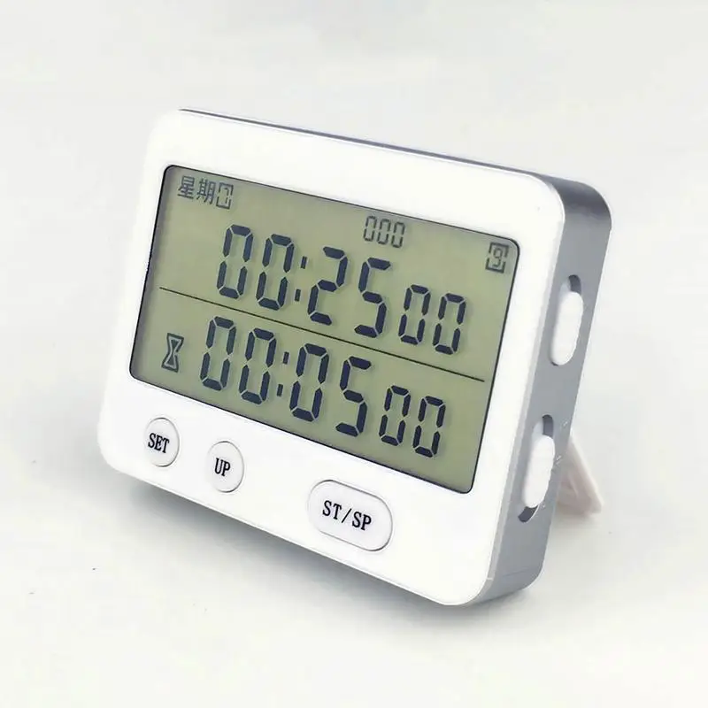 Yishi YS-255 Dual Screen Display Timer Alarm Clock Tomato Timer Silent Vibration 99 Hour Timer cronometro digital minuteur
Yishi YS-255 Dual Screen Display Timer Alarm Clock Tomato Timer Silent Vibration 99 Hour Timer cronometro digital minuteur
