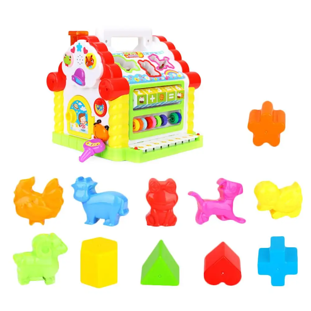 Activity Cube with Bead Maze Funny House Play Toy Early Learning Puzzle Cognitive Toy Building Blocks Keyboard Playset for Baby
Activity Cube with Bead Maze Funny House Play Toy Early Learning Puzzle Cognitive Toy Building Blocks Keyboard Playset for Baby