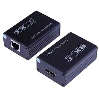 1080P HDMI Network Extender Adapter Over Single Cat 6-568B 30m Transmission HD Signal High Quality HDMI Extender
1080P HDMI Network Extender Adapter Over Single Cat 6-568B 30m Transmission HD Signal High Quality HDMI Extender