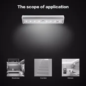 8LED PIR Motion Sensor Night Light Magnetic Wardrobe Closet Stair Lamp Battery Powered Human Body Induction Cabinet Light
8LED PIR Motion Sensor Night Light Magnetic Wardrobe Closet Stair Lamp Battery Powered Human Body Induction Cabinet Light