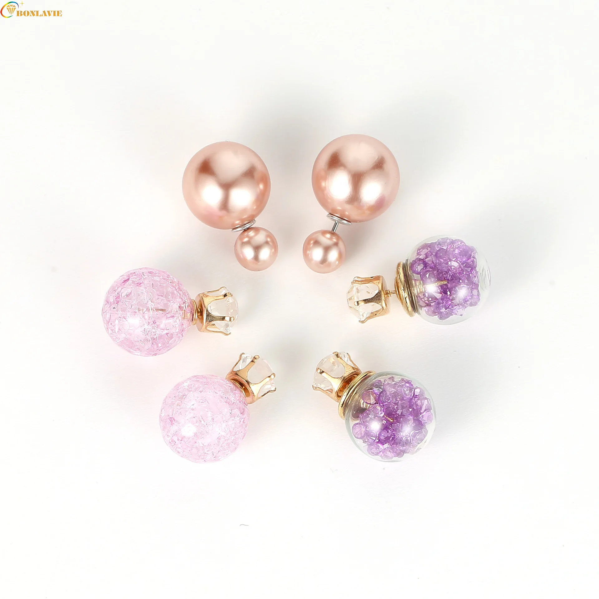 3pcs/set Earrings Temperament Female Double-sided Pearl Earrings Simple Stars Rhinestones Crystal Set For Women
3pcs/set Earrings Temperament Female Double-sided Pearl Earrings Simple Stars Rhinestones Crystal Set For Women