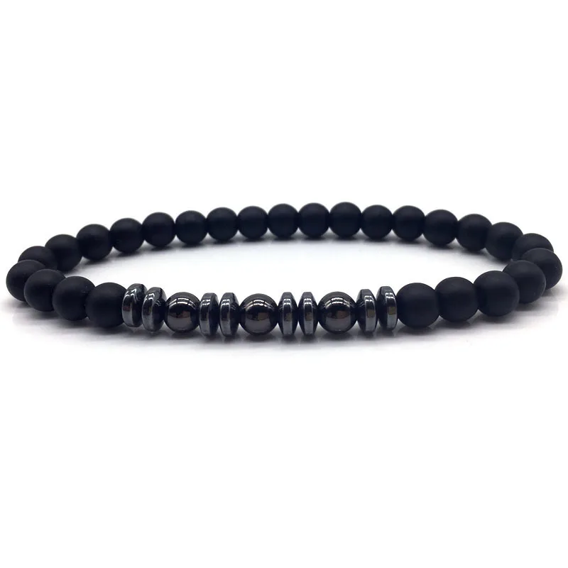 NAIQUBE 2019 Brand New Fashion Men Bracelet 6mm Stone Beads Matte Beads With Hematite Bead Diy Charm Bracelet For Men Jewelry
NAIQUBE 2019 Brand New Fashion Men Bracelet 6mm Stone Beads Matte Beads With Hematite Bead Diy Charm Bracelet For Men Jewelry
