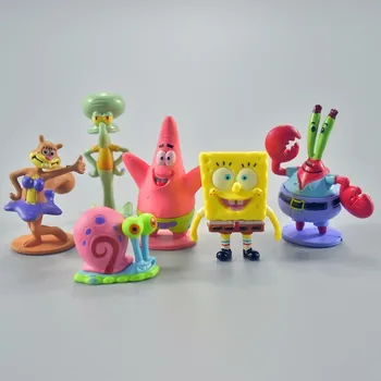 Hot 6pcs Spongebob Patrick Star Octopus Pvc Action Figures Toys Spongebob Model Collection Toys For Kids Birthday Christmas Gift
Hot 6pcs Spongebob Patrick Star Octopus Pvc Action Figures Toys Spongebob Model Collection Toys For Kids Birthday Christmas Gift