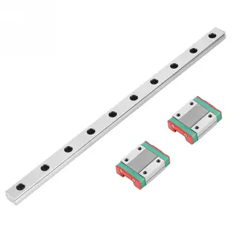 MGN12 Miniature Linear Rail Guide Rail + 2pcs MGN12B Slide Blocks Linear Rail Carriage Set 250mm Length 12mm Width
MGN12 Miniature Linear Rail Guide Rail + 2pcs MGN12B Slide Blocks Linear Rail Carriage Set 250mm Length 12mm Width