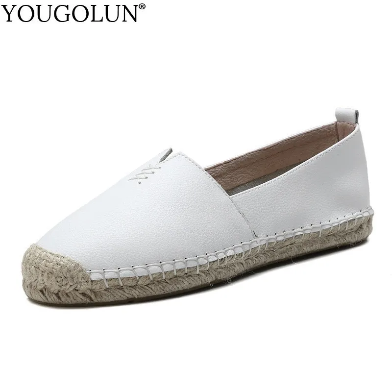 Flat Casual Shoes Women Genuine Leather 2019 New Spring Ladies Sewing Fisherman shoes Elegant Black Pink White Woman Flats A190
Flat Casual Shoes Women Genuine Leather 2019 New Spring Ladies Sewing Fisherman shoes Elegant Black Pink White Woman Flats A190