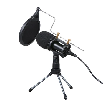 Wired Condenser Microphone for Computer Audio 3.5mm Studio Mic Video Conferencing Voice Recording Video Chatting KTV Karaoke
Wired Condenser Microphone for Computer Audio 3.5mm Studio Mic Video Conferencing Voice Recording Video Chatting KTV Karaoke