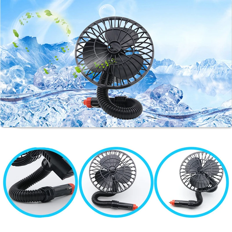 Hot 12V Mini Electric Car Fan Low Noise Summer Car Air Conditioner Vehicle Cooling Adsorption Adjustable Car Fan Air Cooling Fan
Hot 12V Mini Electric Car Fan Low Noise Summer Car Air Conditioner Vehicle Cooling Adsorption Adjustable Car Fan Air Cooling Fan