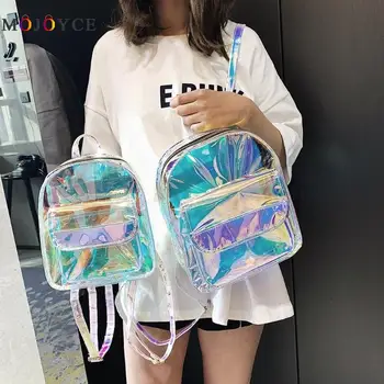 Summer Transparent Laser Travel Backpack Women Fashion Designer Teenager Shoulder School Backpack
Summer Transparent Laser Travel Backpack Women Fashion Designer Teenager Shoulder School Backpack