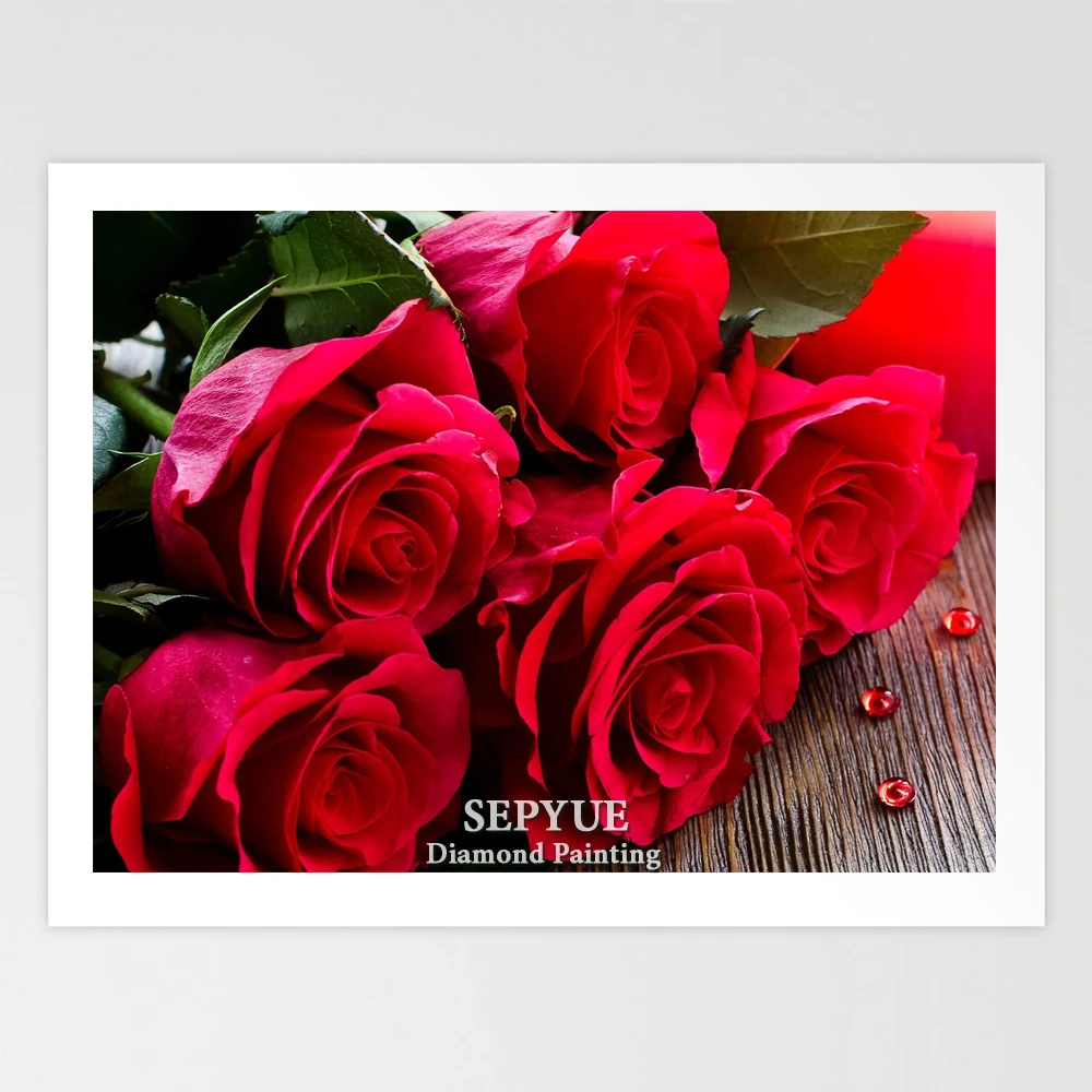 SepYue 5d Diy Diamond Painting Full Drill Square Diamond Mosaic Diamond Painting Embroidery Cross Stitch Red Rose
SepYue 5d Diy Diamond Painting Full Drill Square Diamond Mosaic Diamond Painting Embroidery Cross Stitch Red Rose