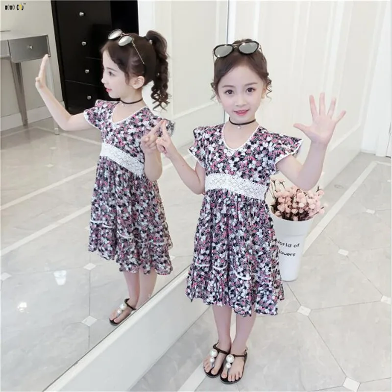 Фото Детские платья летняя детская одежда для девочек милые принцессы платье | Платья для девочек (33015118814)