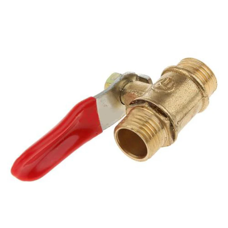 Brass Ball Valve Male to Male Pipe Ball Valve 1/4 Inch Thread Valves with Lever Handle Durable Home Improvement Valves Part
Brass Ball Valve Male to Male Pipe Ball Valve 1/4 Inch Thread Valves with Lever Handle Durable Home Improvement Valves Part
