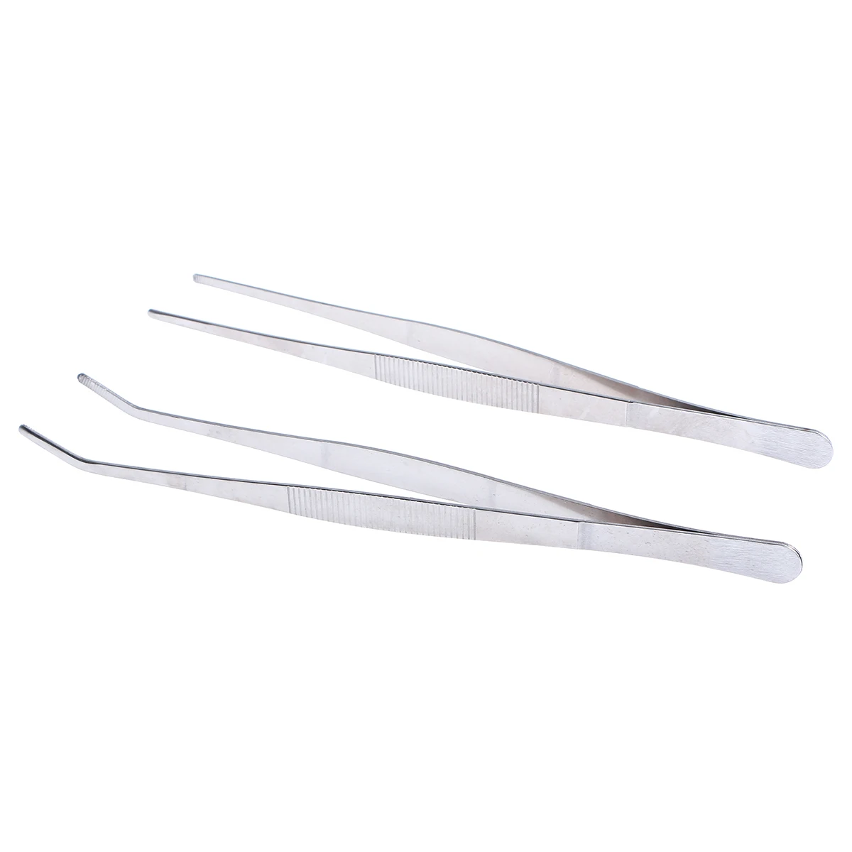 2 Pcs Silver Stainless Steel Straight And Curved Nippers Tweezers Feeding Tongs For Reptile Snakes Lizards Spider
2 Pcs Silver Stainless Steel Straight And Curved Nippers Tweezers Feeding Tongs For Reptile Snakes Lizards Spider