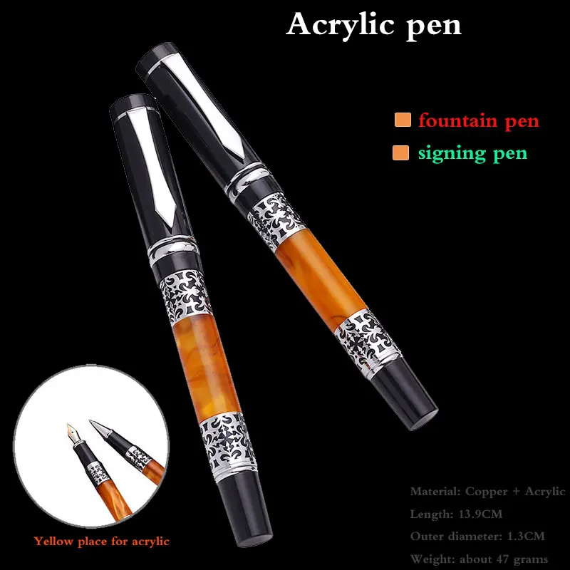 Retro Business Acrylic Pen Business Office Conference Gift Pen Business School Signature Pen
Retro Business Acrylic Pen Business Office Conference Gift Pen Business School Signature Pen