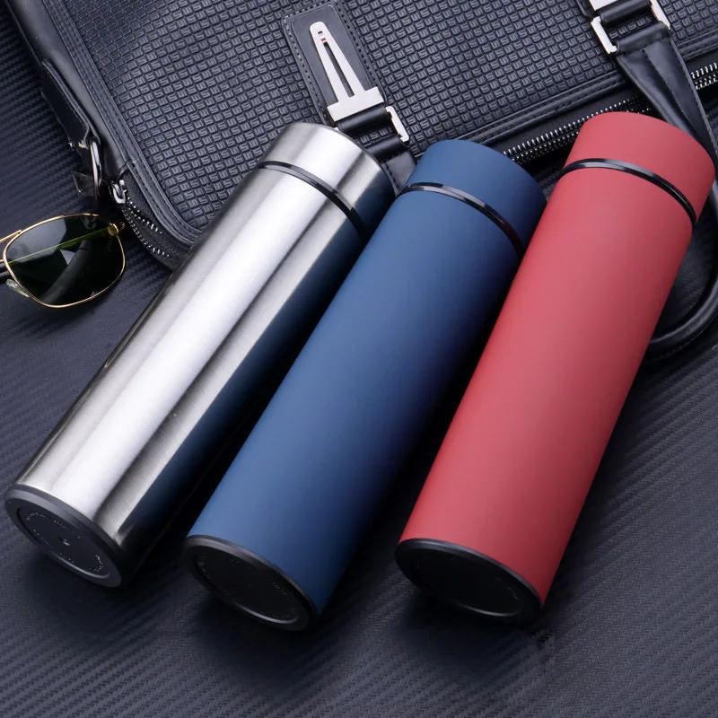 High-grade Business Thermos Cup Vacuum Flask Stainless Steel Vacuum Cup Big Capacity Straight Body Drinkware Mug Mark
High-grade Business Thermos Cup Vacuum Flask Stainless Steel Vacuum Cup Big Capacity Straight Body Drinkware Mug Mark