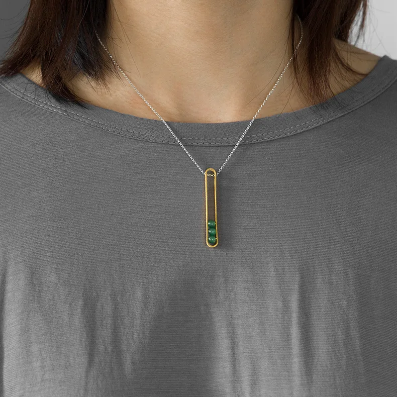 Acecare silver 925 sterling silver pendants Originality Minimalist geometric without chains necklace for women
Acecare silver 925 sterling silver pendants Originality Minimalist geometric without chains necklace for women