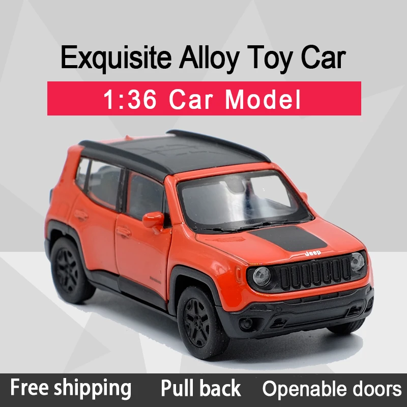 WELLY 1:36 Renegade Trallhawk Alloy Diecast Car Model Toy With Pull Back For Children Gifts Toy Collection
WELLY 1:36 Renegade Trallhawk Alloy Diecast Car Model Toy With Pull Back For Children Gifts Toy Collection