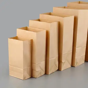 Kraft Paper Gift 100Pcs Self Standing Durable Lunch Bags Paper Food Packing Bags Hamburgers Bags
Kraft Paper Gift 100Pcs Self Standing Durable Lunch Bags Paper Food Packing Bags Hamburgers Bags
