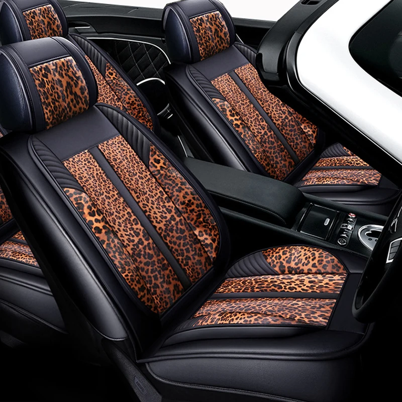 auto car seat cushion cover luxury leopard universal size four season high quality fit for most of 5 seat interior accessory
auto car seat cushion cover luxury leopard universal size four season high quality fit for most of 5 seat interior accessory