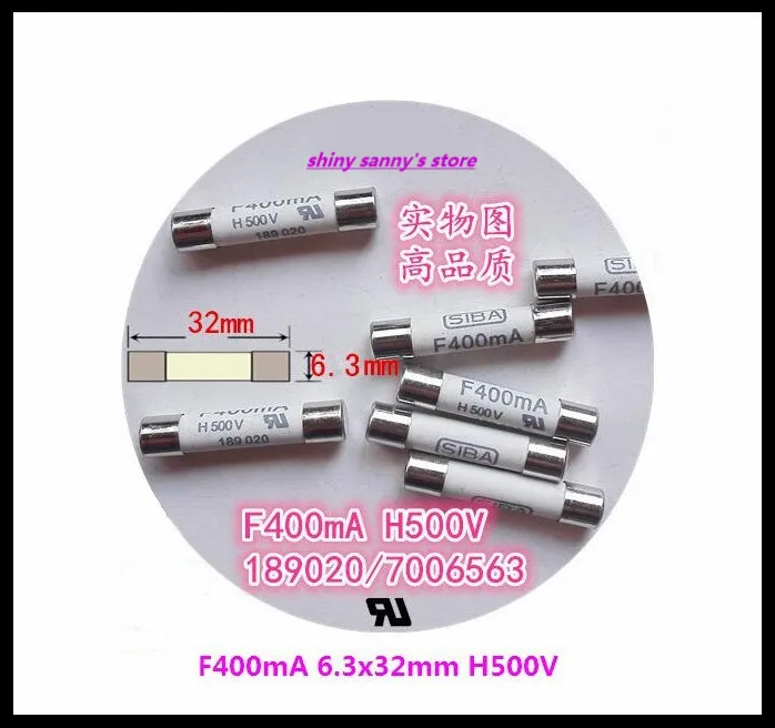 2 шт./лот 6,3x32 мм F400mA H500V 189020 / 7006563 SIBA, керамические Предохранители, абсолютно новые
2 шт./лот 6,3x32 мм F400mA H500V 189020 / 7006563 SIBA, керамические Предохранители, абсолютно новые