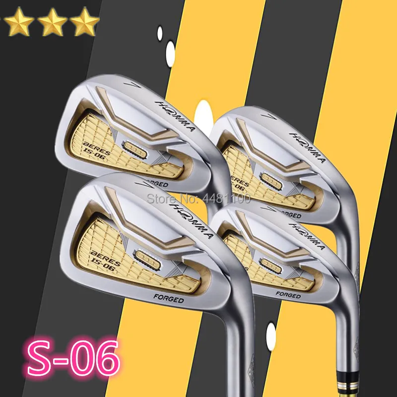 Golf Club Irons Group Honma Bere S-06 3-Star Golf Club (10 Pack) No Golf Club Graphite Shaft
Golf Club Irons Group Honma Bere S-06 3-Star Golf Club (10 Pack) No Golf Club Graphite Shaft