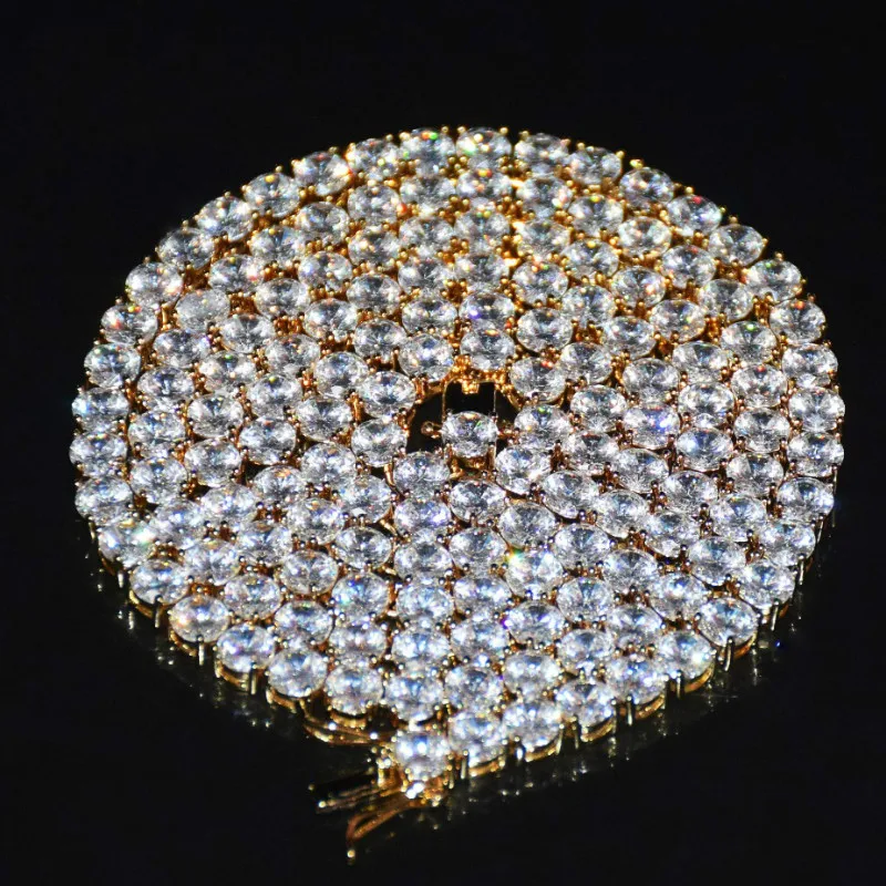 4mm 5mm 6mm Iced Zircon 1 Row Tennis Chain Necklace Hip hop Jewelry Gold Silver Copper Material Men CZ Necklace Link 20inch
4mm 5mm 6mm Iced Zircon 1 Row Tennis Chain Necklace Hip hop Jewelry Gold Silver Copper Material Men CZ Necklace Link 20inch