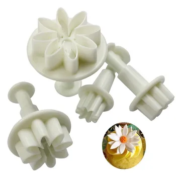 4pcs/set Daisy Flower Fondant Cookie Mold Cake Plunger Cutter Mold Pastry Embosser Tools Cookie Tools Cake Decorating Tools
4pcs/set Daisy Flower Fondant Cookie Mold Cake Plunger Cutter Mold Pastry Embosser Tools Cookie Tools Cake Decorating Tools