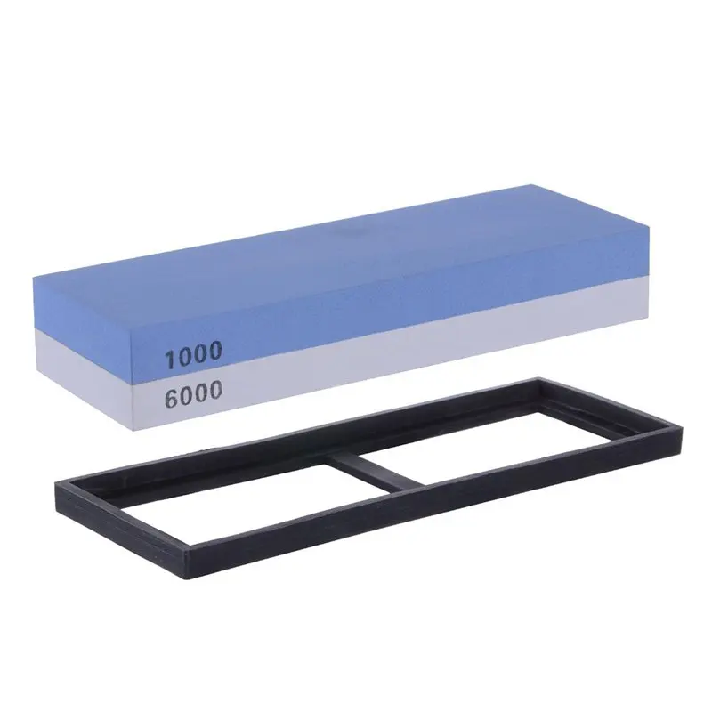 Professional Grade 2-IN-1 1000/6000 Grit Whetstone 2-sided Corundum Coarse Sharpening Fine Knife Sharpening Stones With Honing
Professional Grade 2-IN-1 1000/6000 Grit Whetstone 2-sided Corundum Coarse Sharpening Fine Knife Sharpening Stones With Honing
