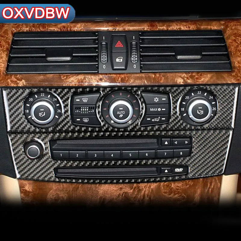 for BMW e60 accessories 5 series Car sticker Carbon Fiber Interior Trim Air conditioning CD control panel decoration 2004-2010
for BMW e60 accessories 5 series Car sticker Carbon Fiber Interior Trim Air conditioning CD control panel decoration 2004-2010