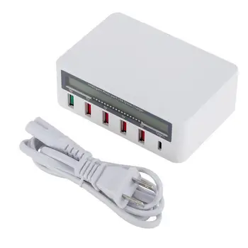 5 Port USB QC 3.0 Quick Charger LCD Voltage Current Display for iPhone iPad Samsung Charger & quick QC 3.0 port r25
5 Port USB QC 3.0 Quick Charger LCD Voltage Current Display for iPhone iPad Samsung Charger & quick QC 3.0 port r25