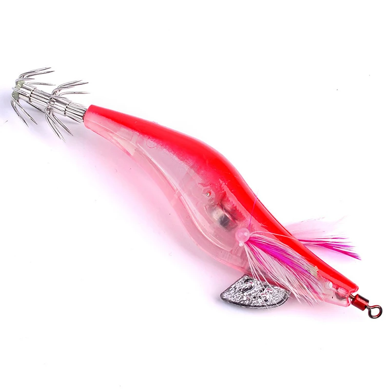 1Pcs LED Flash Light Shrimp Fishing Lures Prawn Baits Tackle Squid Jigs Hooks UK 10cm Length For Use In Sea/ Lake/ Pond/ Stream
1Pcs LED Flash Light Shrimp Fishing Lures Prawn Baits Tackle Squid Jigs Hooks UK 10cm Length For Use In Sea/ Lake/ Pond/ Stream