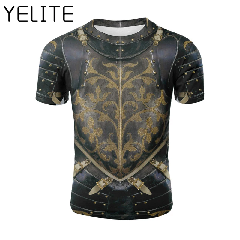 YELITE Fake Armour 3D T Shirt Compression Printed Tshirt Fitness Men T-shirt Streetwear Short Sleeve Tops Tee Armour Clothes
YELITE Fake Armour 3D T Shirt Compression Printed Tshirt Fitness Men T-shirt Streetwear Short Sleeve Tops Tee Armour Clothes