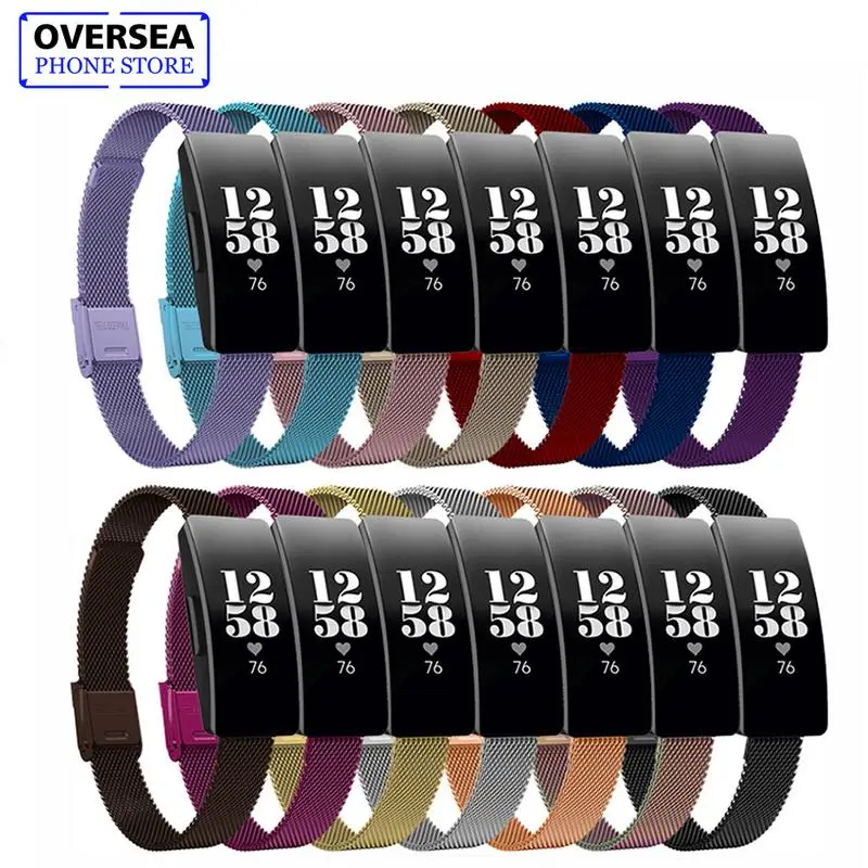 Watch Band For Fitbit Inspire HR Activity Tracker Buckle Milanese Magnetic Stainless Steel Strap Mesh Steel Belt
Watch Band For Fitbit Inspire HR Activity Tracker Buckle Milanese Magnetic Stainless Steel Strap Mesh Steel Belt