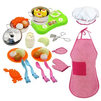 Children's Drop Resistant Stainless Steel Mini Kitchen Toys 30PCS Set Deluxe Kitchen Cooking Tool Play House Toy Dropshipping
Children's Drop Resistant Stainless Steel Mini Kitchen Toys 30PCS Set Deluxe Kitchen Cooking Tool Play House Toy Dropshipping