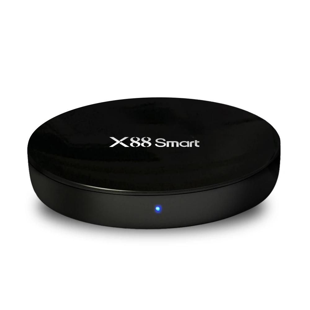 X88 Smart TV Box Android 9.0 Set Top Box RK3328 4G+32G H.265 4K HDR Video Decoder 2.4G Wifi Media Player 1 Micro USB2.0 TV Box
X88 Smart TV Box Android 9.0 Set Top Box RK3328 4G+32G H.265 4K HDR Video Decoder 2.4G Wifi Media Player 1 Micro USB2.0 TV Box
