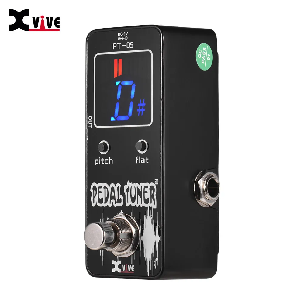 XVIVE PT-05 Chromatic Tuner Pedal Guitar Pedal Tuner with Pitch Calibration & Flat Tuning Full Metal Shell True Bypass
XVIVE PT-05 Chromatic Tuner Pedal Guitar Pedal Tuner with Pitch Calibration & Flat Tuning Full Metal Shell True Bypass